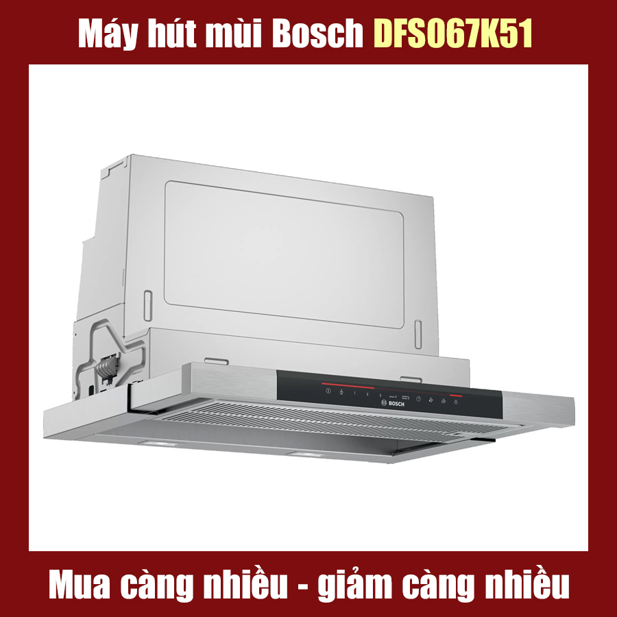 Máy Hút Mùi Bosch DFS067K51 60cm